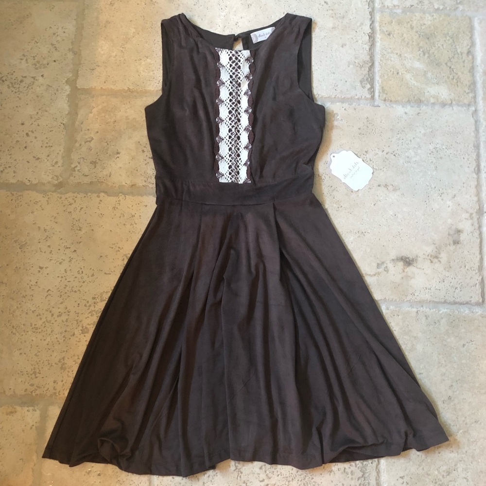 Altrd State Suede Open Back Dress